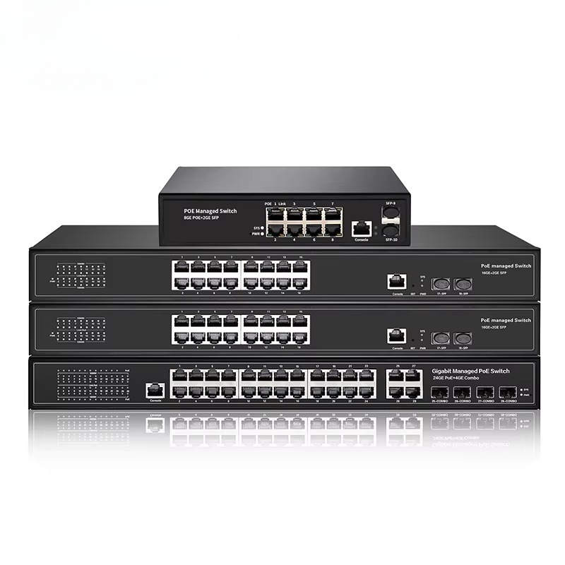 Managed Gigabit Poe Switch 8 Port 802.3At - 8-poorts 16 24 48-poorts Gigabit 802.3at