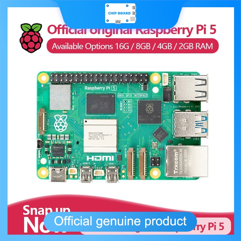 Officiële Raspberry Pi 5 singl - Raspberry Pi 5 8Gb recensie en prijs