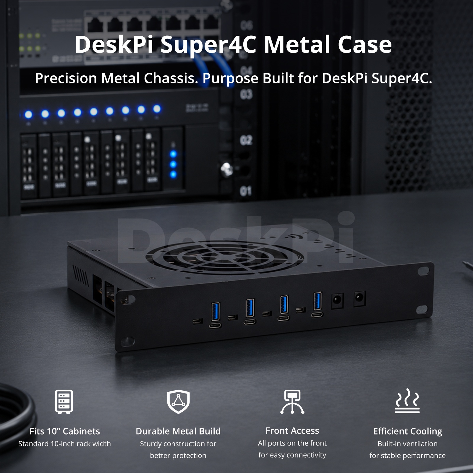 DeskPi Metalen Behuizing voor  - Deskpi Super6C recensie en prijs